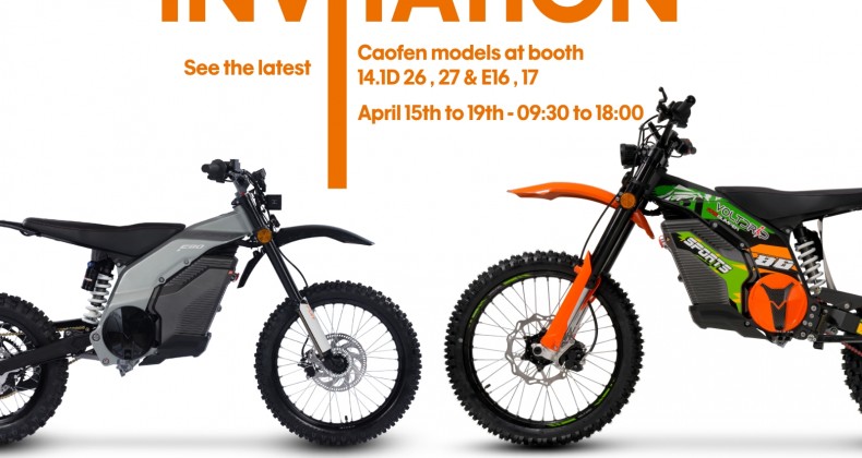 Discover Caofen Electric Motorcycles at Canton Fair 2024!